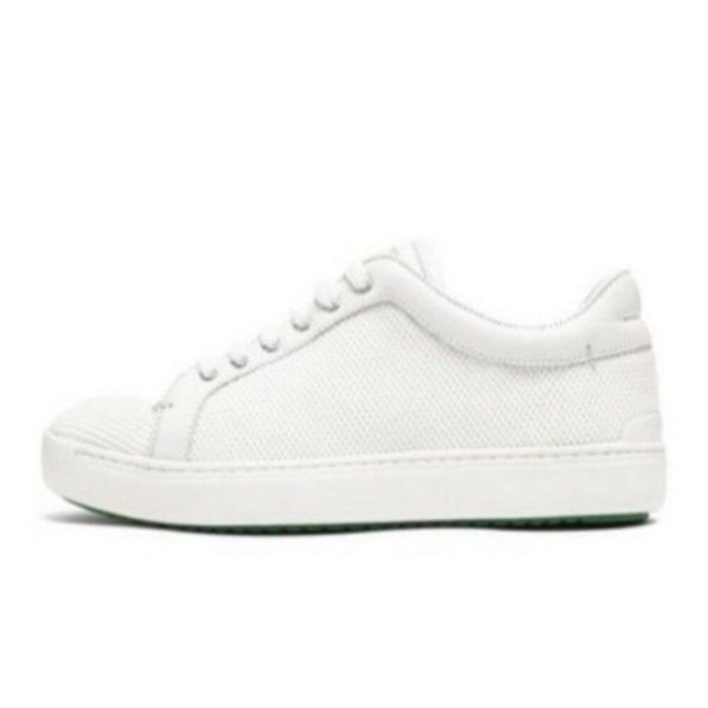 Rag & Bone Women's Low Top Kent Lace Up White Leather and Mesh Sneakers 37/6.5